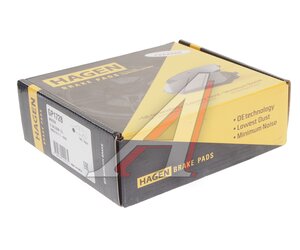Изображение 3, GP1728 Колодки тормозные MAZDA 6 (12-) передние (4шт.) HAGEN SANGSIN