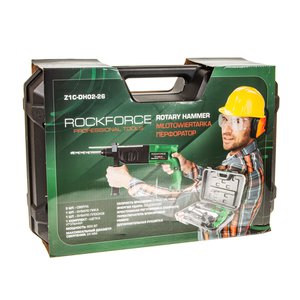 Изображение 6, RF-Z1C-DH02-26 Перфоратор 800Вт 2.8Дж 1300об/мин в кейсе ROCKFORCE