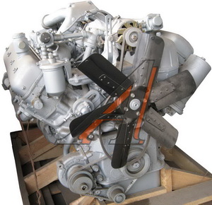 Изображение 1, 238Б-1000187 Двигатель ЯМЗ-238Б-1 (МАЗ) без КПП и сц. (300 л.с.) с ЗИП АВТОДИЗЕЛЬ