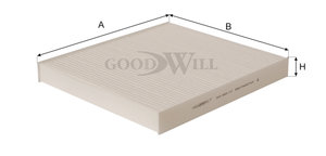 Изображение 3, AG383CF Фильтр воздушный JEEP Grand Cherokee 3 (WH, WL) (09-10) GOODWILL