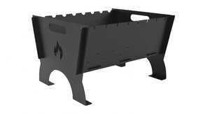 Изображение 1, ТО-00298 Мангал разборный 470х400х310х2.0мм №3