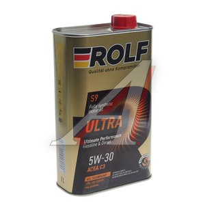 Изображение 1, 322935 Масло моторное Ultra C3 5W30 синт.1л ROLF