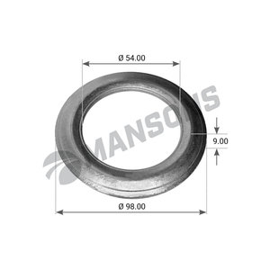 Изображение 1, 300.005 Кольцо BPW (ECO) ступицы упорное (53х98х10) (6-9т) MANSONS