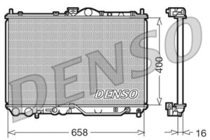 Изображение 2, DRM45011 Радиатор MITSUBISHI Carisma (95-03) (1.6/1.8) МКПП DENSO