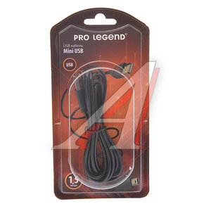 Изображение 1, PL1308 Кабель mini USB 1.5м PRO LEGEND