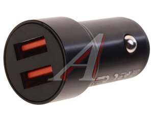 Изображение 1, BZ19 black Устройство зарядное в прикуриватель 2USB 12V BOROFONE