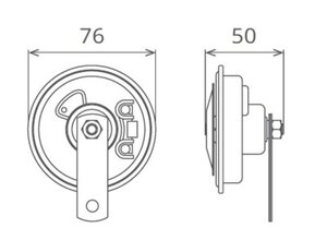 Изображение 4, 55BI12.100.02K Сигнал звуковой 12V 420Hz 118дБ (мини) SEGER