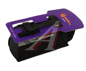 Изображение 3, 11612 Велосумка на раму с чехлом для телефона черная KLONK