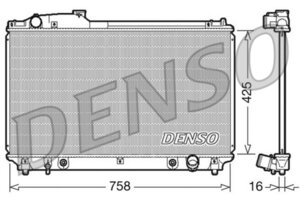 Изображение 2, DRM51003 Радиатор LEXUS LS 430 (00-06) охлаждения двигателя DENSO
