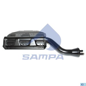Изображение 2, 18400064 Кронштейн SCANIA 4, P, G, R, T series крыла правого SAMPA