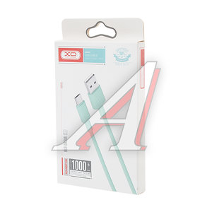 Изображение 3, NB156 Green Кабель micro USB 2.4A 1м зеленый XO