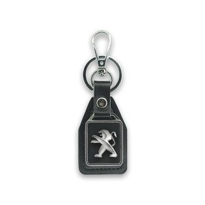 Изображение 3, BKN 013 Брелок " PEUGEOT" черный,  металл,  кожа MASHINOKOM