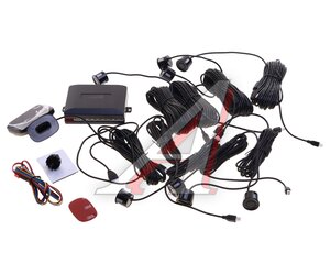 Изображение 1, 43738 Парктроник d=22мм 8 сенсоров черный комплект AVS