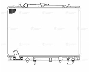 Изображение 4, LRC11126 Радиатор MITSUBISHI Challenger охлаждения двигателя LUZAR
