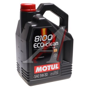 Изображение 1, 113550 Масло моторное 8100 ECO-CLEAN C2 5W30 синт.5л MOTUL