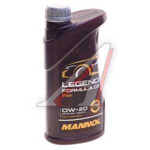 Изображение 1, 79211 Масло моторное MANNOL LEGEND FORMULA C5 0W20 синт.1л