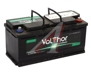Изображение 2, 6СТ105(0) Аккумулятор VOLTHOR AGM 105А/ч обратная полярность