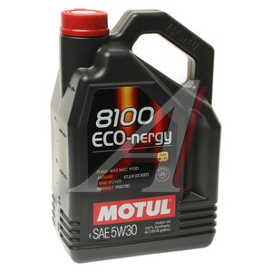 Изображение 1, 111860 Масло моторное 8100 ECO-NERGY 5W30 синт.4л MOTUL