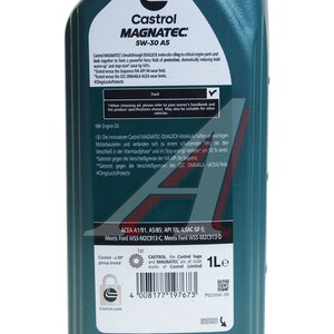 Изображение 2, 15FFDD Масло моторное MAGNATEC A5 5W30 синт.1л CASTROL