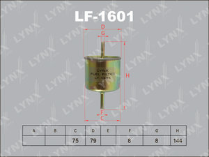 Изображение 1, LF1601 Фильтр топливный FORD MAZDA LYNX