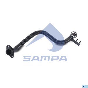 Изображение 1, 076.117 Патрубок RENAULT маслозаливной SAMPA