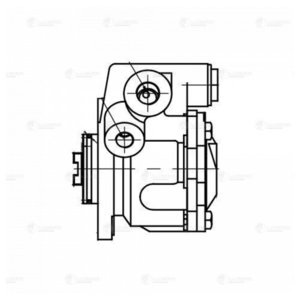 Изображение 4, LPS0703 Насос гидроусилителя КАМАЗ-6520 дв.CUMMINS LUZAR