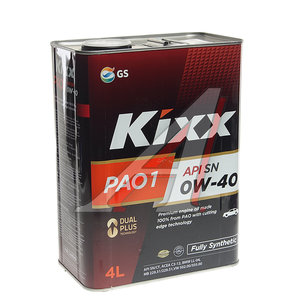 Изображение 1, L208444TE1 Масло моторное PAO1 C3 0W40 синт.4л KIXX