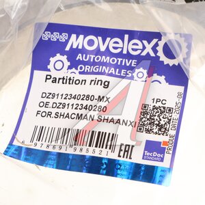 Изображение 3, DZ9112340280-MX Кольцо SHACMAN SHAANXI упорное ступицы колеса заднего (мост HDZ300) MOVELEX
