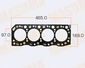 Изображение 2, MD01012S Прокладка головки блока TOYOTA Land Cruiser (90-) цилиндров MASUMA