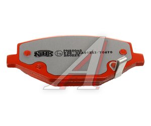 Изображение 3, PN8004S Колодки тормозные GEELY Belgee X50 передние (4шт.) NIBK