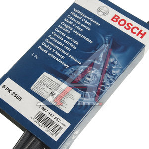 Изображение 3, 1987947552 Ремень приводной поликлиновой 6PK2585 BOSCH