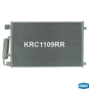 Изображение 2, KRC1109RR Радиатор кондиционера NISSAN Qashqai (07-) (2.0) KRAUF