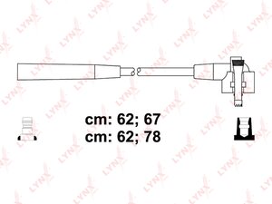 Изображение 2, SPE5106 Провод высоковольтный FORD Fiesta (89-97) комплект LYNX
