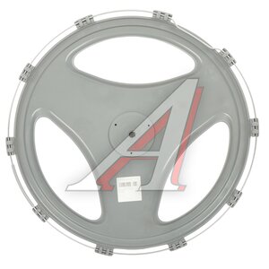 Изображение 2, МК-ПЛ-Л02 Колпак колеса R-22.5 заднего пластик (серый) Лучи ТТ