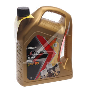 Изображение 1, AKS0006MOF Масло моторное DRIVE SN/CF 5W30 синт.4л AKROSS
