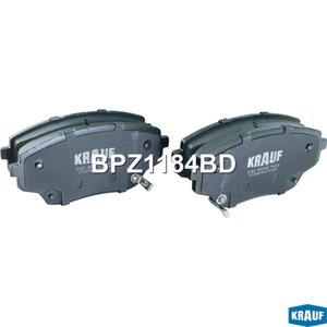 Изображение 1, BPZ1184BD Колодки тормозные CHANGAN CS55 Plus (20-) передние (4шт.) KRAUF
