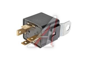 Изображение 1, 75.3777-10 Реле электромагнитное 12V 4-х контактное 30А замыкающее с кронштейном АВАР