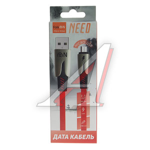 Изображение 2, FS-K-1034 Need red Кабель micro USB 1м FAISON