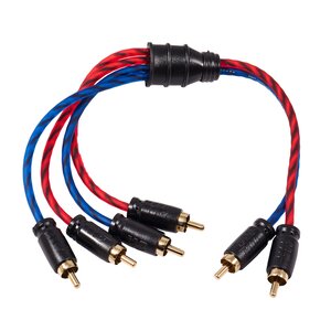 Изображение 4, Headshot RCA-24-030-SS Кабель RCA 2х4 0.3м KICX