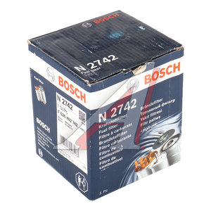 Изображение 4, F026402742 Фильтр топливный NISSAN Qashqai BOSCH
