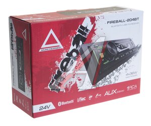 Изображение 5, FIREBALL-204BT Магнитола автомобильная 1DIN 24V AURA