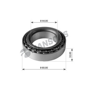 Изображение 1, 200.170 Подшипник ступицы MERCEDES MAN IVECO наружный (33208) (40х80х32) MANSONS