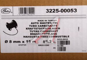 Изображение 3, 3225-00053 (15м) Шланг d=8мм маслобензостойкий (бухта 15м) GATES