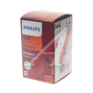 Изображение 2, 13342C1 Лампа 24V H4 75/70W P43t-38 PHILIPS