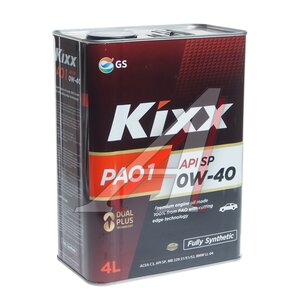 Изображение 1, L202144TE1 Масло моторное PAO1 C3/SP 0W40 синт.4л KIXX