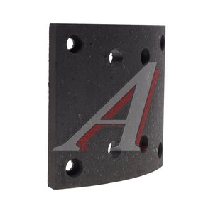 Изображение 1, WG4075450160-MX Накладка тормозной колодки SITRAK HOWO (410х160мм) MOVELEX