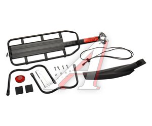 Изображение 1, HS-H022AD Багажник велосипедный 24-29" универсальный черный