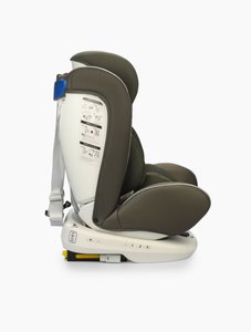 Изображение 4, 4690624035449 Автокресло детское 0-36кг (0+I-ll-IlI) 0-12лет dark green UNIX Isofix HAPPY BABY