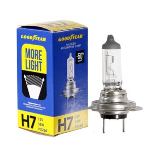 Изображение 1, GY017124 Лампа 12V H7 55W PX26d More Light GOODYEAR