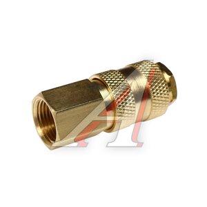 Изображение 2, BSE1-3SF Переходник для компрессора F3/8" быстросъемный с клапаном внутренняя резьба латунный